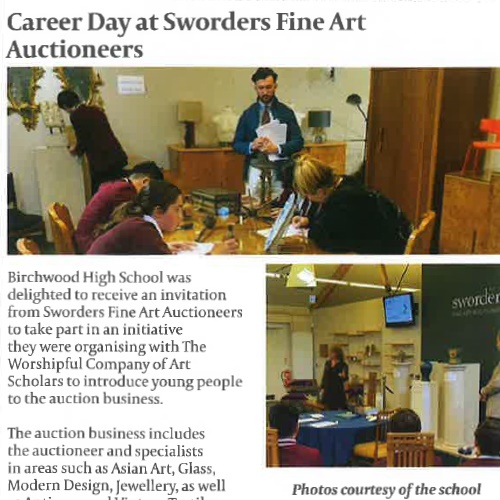 Careers Day at Sworders Fine Art Auctioneers
